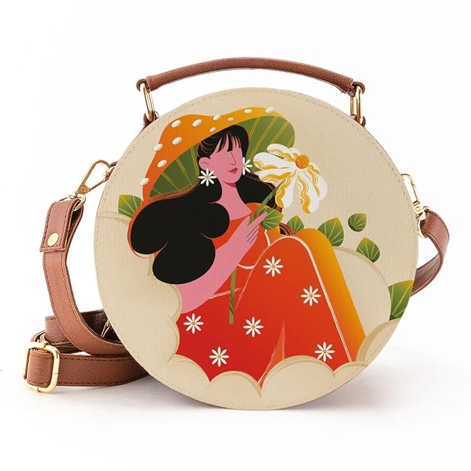 Kalankit Round Sling Bag for Women