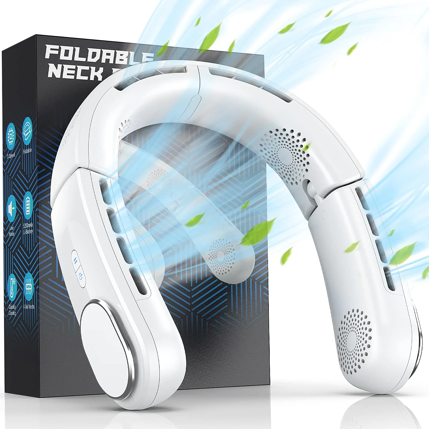 Portable Rechargeable Neck Fan