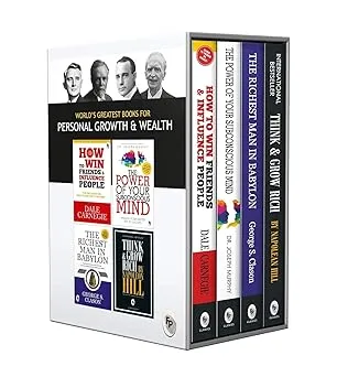 Books for Personal Growth & Wealth (Set of 4 Books)