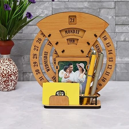 Bamboo Table Calendar