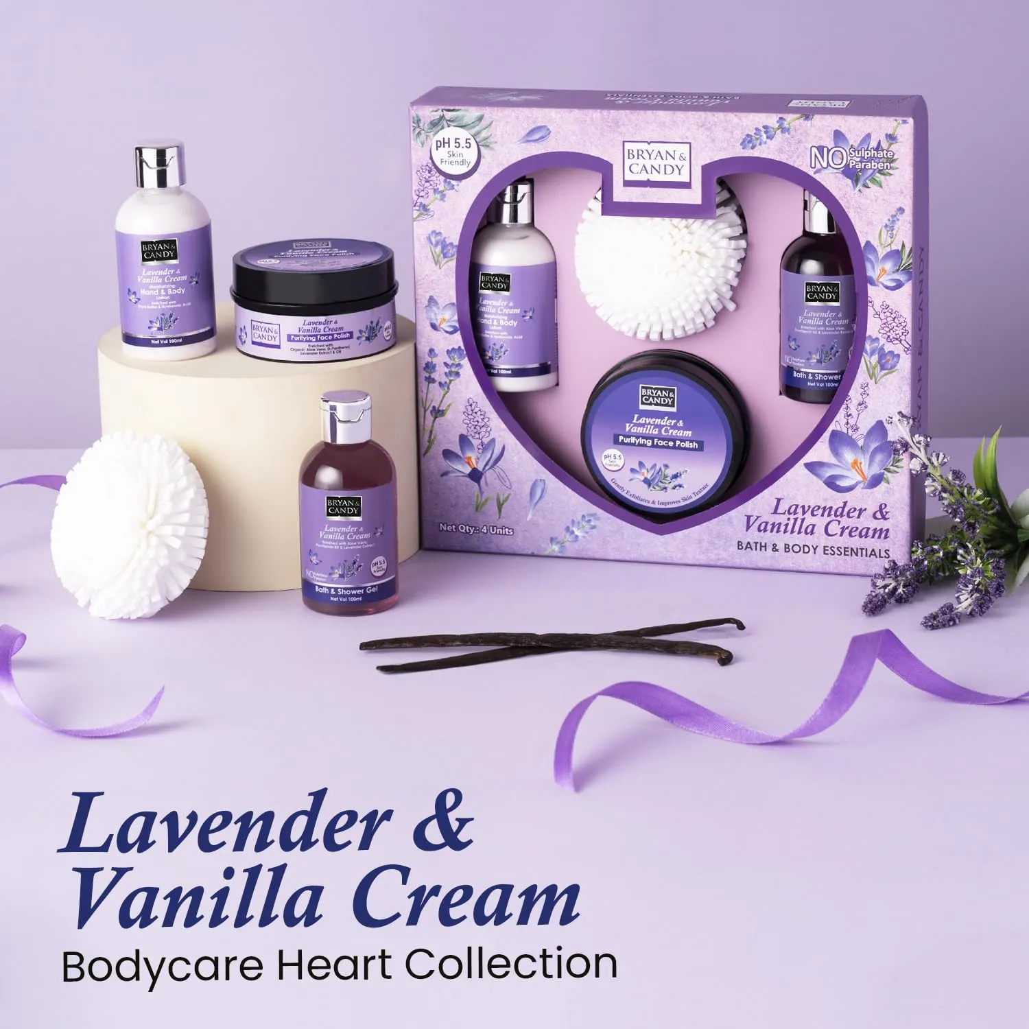 Bryan & Candy Body care Heart Collection Gift Set