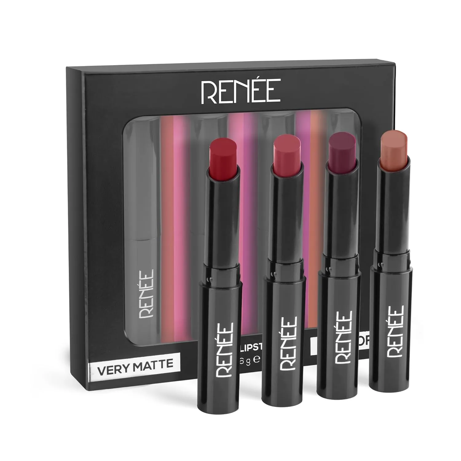 RENEE Very Matte Lipstick Pack of 4