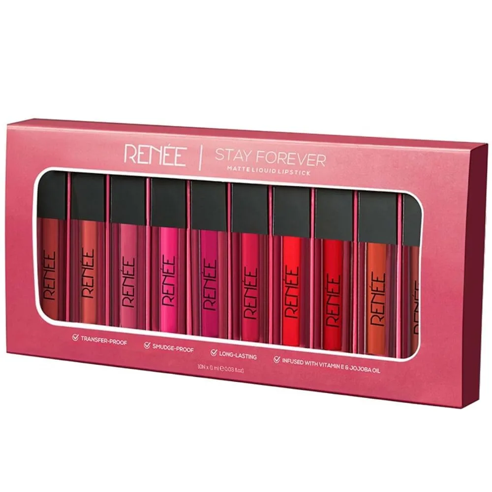RENEE Stay Forever Matte Liquid Lipstick Combo